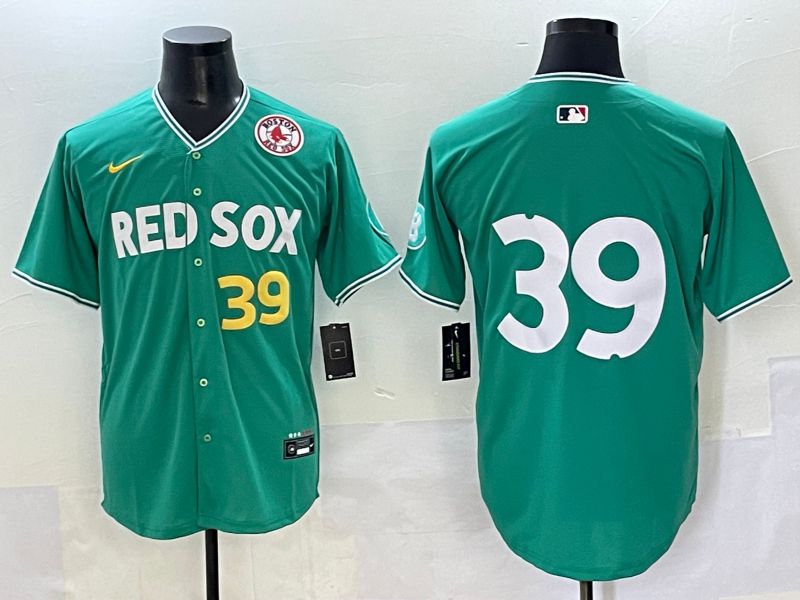 Men 2025 Boston Red Sox #39 No Name Dark Green Joint Name Nike MLB Jersey style 6